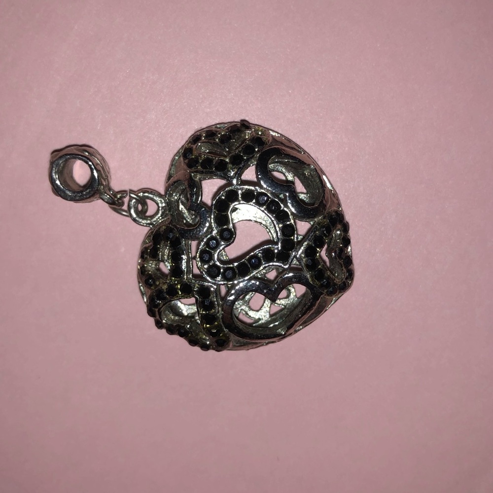 Heart shaped charm